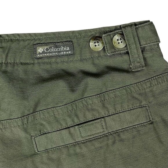 Columbia Olive Casual Active Chino Shorts Womens Size 6 (D10083) - Picture 4 of 7